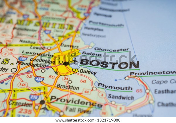 Boston On World Map Boston Usa Map Background Stock Photo 1321719080 | Shutterstock