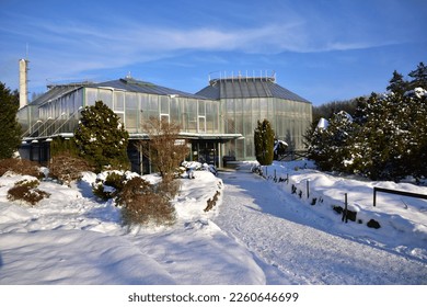 Botanic Garden Liberec winter greenhouse
