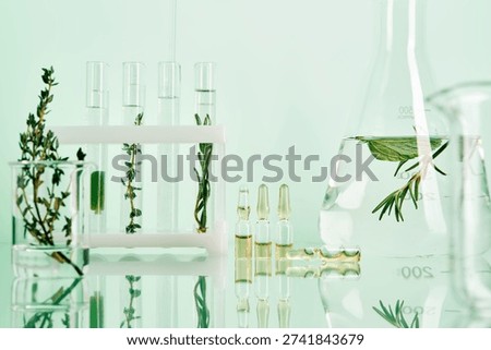 Botanical science research developing natural herbal remedies