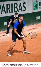 Botic Van De Zandschulp During The Second Round At Roland-Garros (French Open), Grand Slam Tennis Tournament On June 2, 2021 At Roland-Garros Stadium In Paris, France.