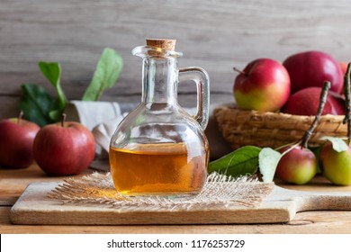 A bottle of apple cider vinegar