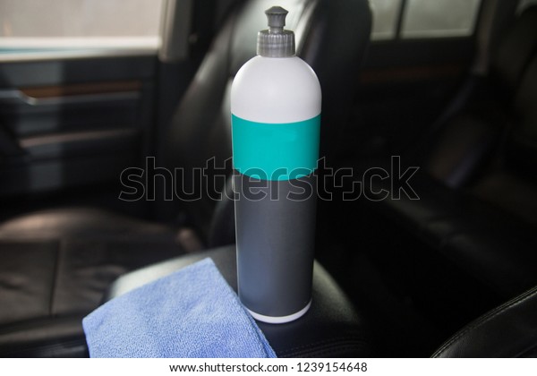 bottle for car chemistry\
