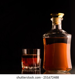 Bottle Cognac Beaker Natural Stone Onyx Stock Photo 1338843116 ...