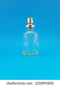 A Bottle Of Concoction Perfume, Simple Empty Clear Glass