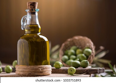 Bottle Of Extra Virgin Olive Oil