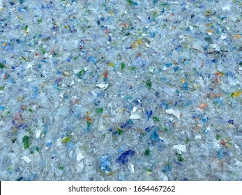 Bottle Flake,PET Bottle Flake,Plastic Bottle Crushed,Small Pieces Of Cut Blue Plastic Bottles