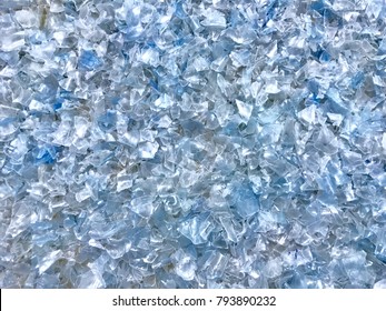 Bottle Flake,PET Bottle Flake,Plastic Bottle Crushed,Small Pieces Of Cut Blue Plastic Bottles