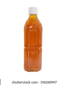 Bottle Of Ice Tea On White Background 