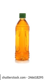 Bottle Of Ice Tea On White Background