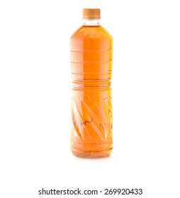 Bottle Of Ice Tea On White Background