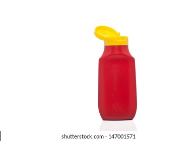 Bottle ketchup isolated on white background. concept of diet - Powered by Shutterstock