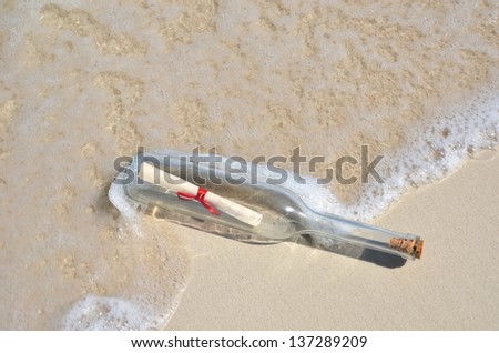 Similar – Image, Stock Photo Shipwreck on Secluded Black and White Beach