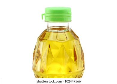 A bottle of Palm kernel Cooking Oil, isolated on white background