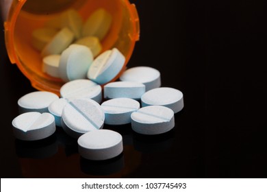 A bottle prescription of opioid pills