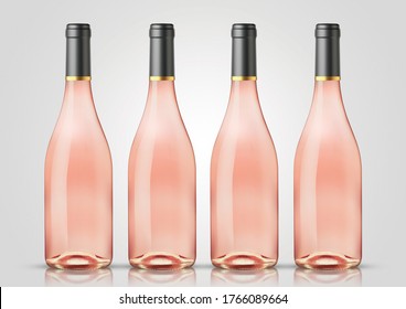 Download Rose Wine Mockup Hd Stock Images Shutterstock