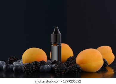 Bottle Of Salt Nicotine With Berries And Peach