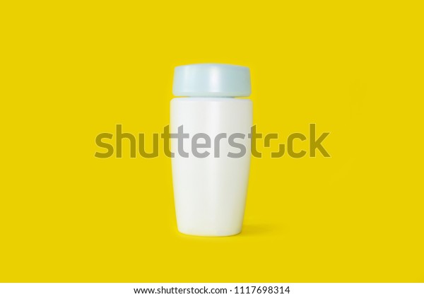 Download Bottle Shampoo On Bright Yellow Background Objects Stock Image 1117698314 Yellowimages Mockups