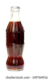 A Bottle Of  Soda Isolated 