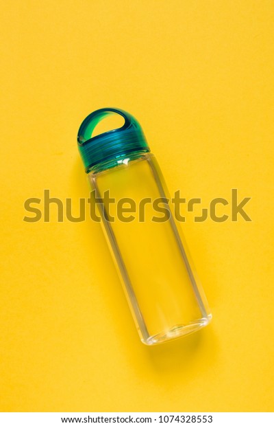 Download Bottle Water Sport On Yellow Bright Stock Photo Edit Now 1074328553 PSD Mockup Templates