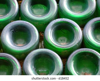 Bottles closeup