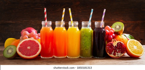 Glass Fresh Orange Juice Fresh Fruits Stock Photo (Edit Now) 788249257