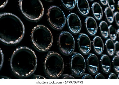bottles of wine in a row