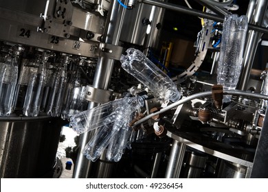 Bottling Water On The Plant