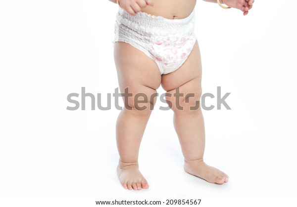 baby wearing diaper