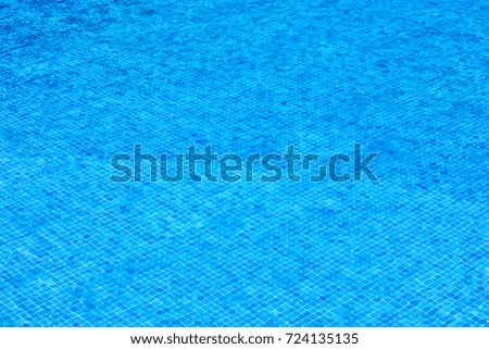 the bottom of the pool