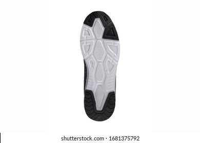 Bottom sneakers  Black   white sole sneaker 