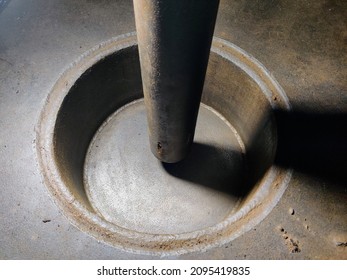 Bottom Sump of Above ground Vertical Tank used for storing the petroleum products.