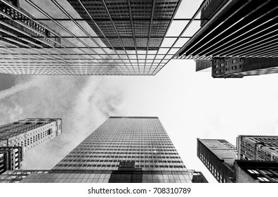 Bottom View Business Buildings Skyscrapers New Stock Photo (Edit Now ...