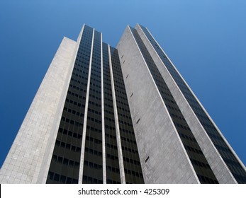 Bottom view of sky-scraper