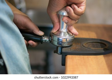 Bottomless Baristar Stock Photo (Edit Now) 1022992087