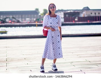 Géraldine Boublil During Fashion Week, Copenhagen, 2018