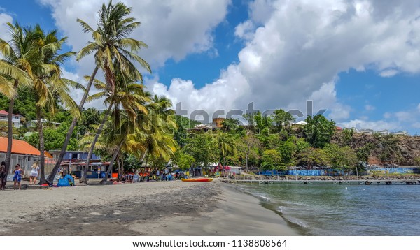 Bouillante Guadeloupe June 10 2018 Malendure Stock Photo