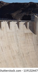 BOULDER CITY, NV - OCT 26: Hoover Dam At The Border Of Arizona And Nevada, As Seen On Oct 26, 2015. It Was Constructed Between 1931 And 1936 During The Great Depression,