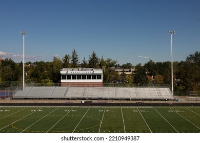 Boulder, CO, United States, October, 1st, 2022

This Is The Boulder High School Football Field And Stands, Recht Field.