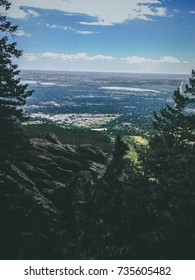 Boulder Colorado From The Flatirons