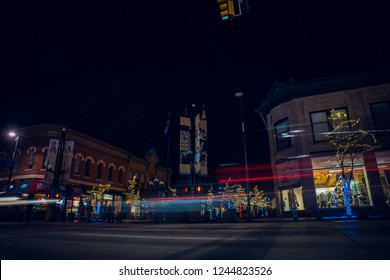 Boulder Downtown At Night, Boulder, CO - 11.15.2018