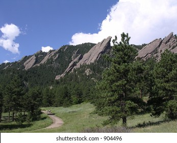 Boulder Mountain Flatirons