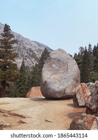 Boulder On Eagle Lake Trail, California