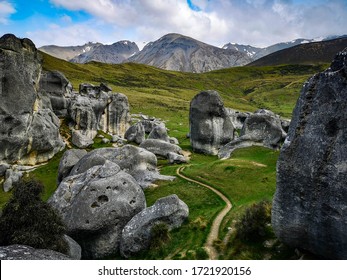 Boulders of Castle Hill, Arthur's Pass, New Zealand