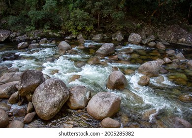 Boulders Of The Mossman River At Mossman River Gorge