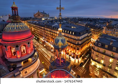 Boulevard Haussmann, Paris By Night