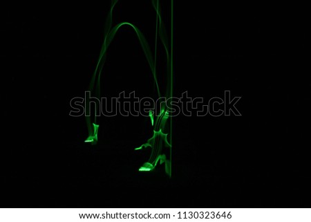 Bouncing Green Glowstick