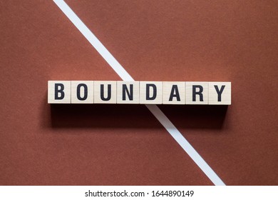 Boundary word concept on cubes - Powered by Shutterstock