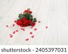 rose petals floor