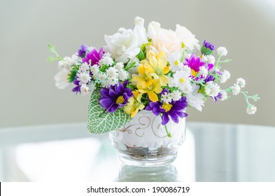 Bouquet Flower In Vase