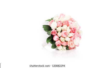 Bouquet Of Flowers Isolated On White